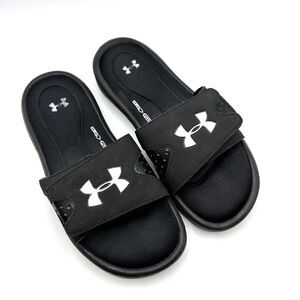 Under Armour Ignite 4D Foam Youth 6 Black Slides
